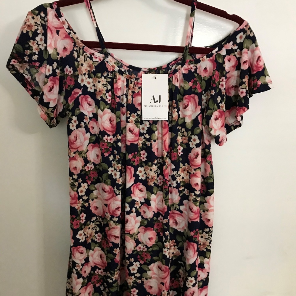 Floral strappy top